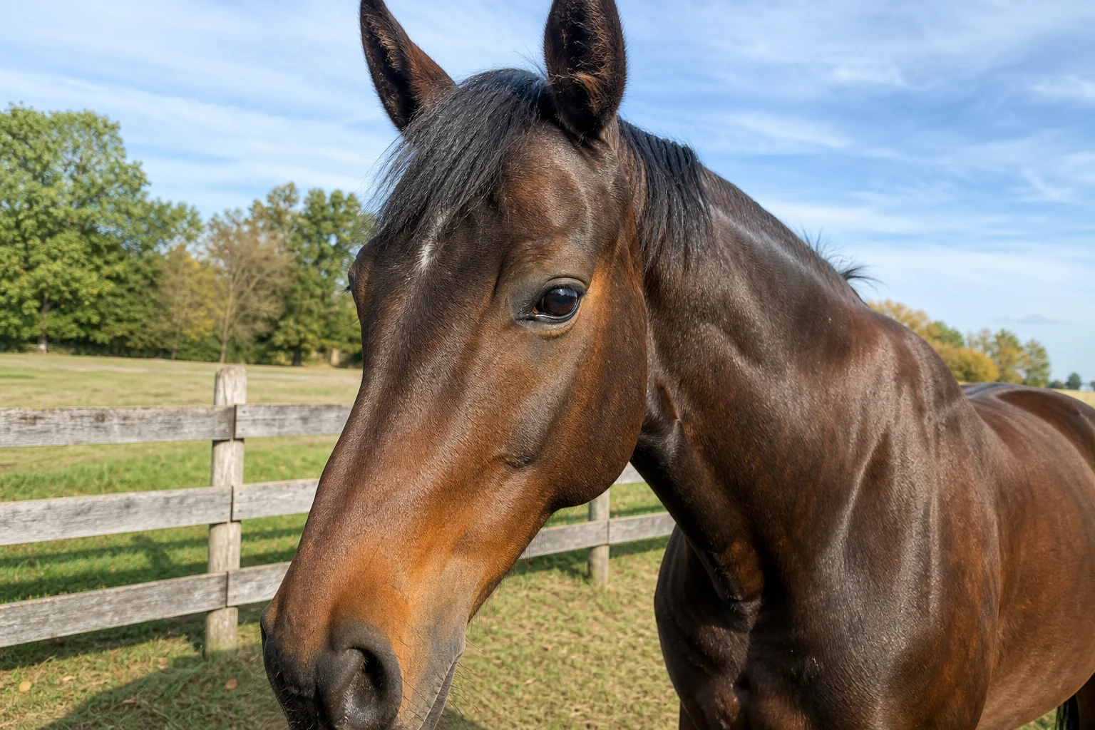 Natural iPhone-style photo of a Horse before Minimal Line Art conversion
