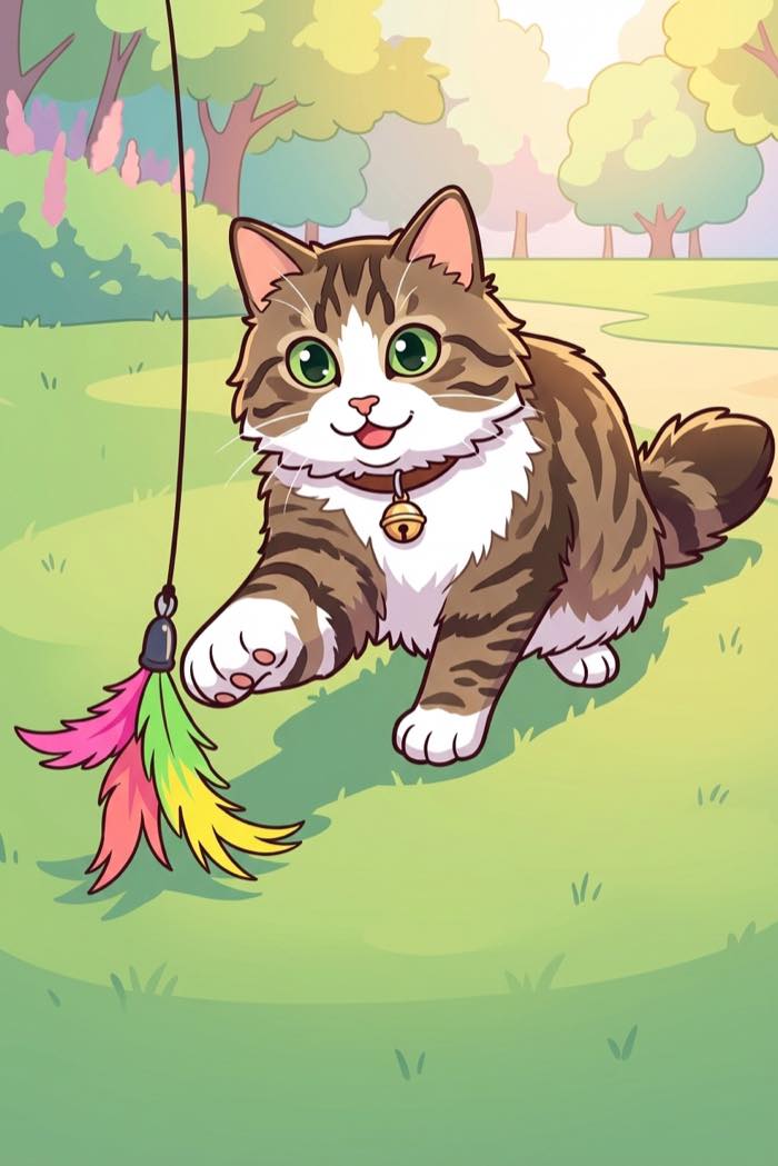 Cartoon / Anime pet portrait example